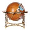 HD World Globe with 4-Leg Gold Stand & Precision Compass, Desktop Geographic Globe, Bronze, Chinese/English(Black) view 1