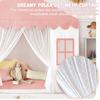 Kids Play Tent with Mat, Large Playhouse Play Tent Indoor for Girls, Kids Tent Toys for Toddlers Children Play House for Birthday Toy House Gift (Pink) view 2