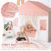 Kids Play Tent with Mat, Large Playhouse Play Tent Indoor for Girls, Kids Tent Toys for Toddlers Children Play House for Birthday Toy House Gift (Pink) view 3