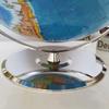 16.5" Antique World Globe with LED Light, Silver Stand, Educational Geographic Globe for Home & Office(Blue) view 2