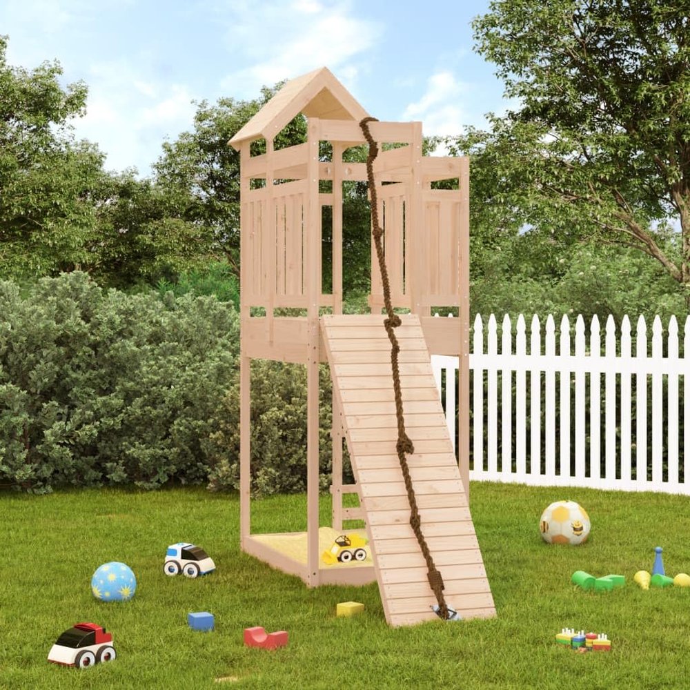 Playhouse Natural Wood Solid Pine Wood Medium Sturdy Playhouse, Toys & Games, Outdoor Play Equipment, Swing Sets & Playsets, 3156874