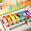XINNOVEL 6-in-1 Montessori Toys for 3 Year Old, Hammering Pounding Toy with Xylophone, Number Maze, Spinning Gear, Shape Sorting, Spinning Fun, Birthday Gifts for Boys Girls 2+ Year Old view 3