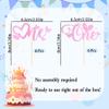 12 PCS Pink One Cupcake Toppers with Glitter Love Heart Cupcake Decoration for First Valentine's Day Baby Baptism Children 1st Birthday Party Cake Decorating Supplies view 4