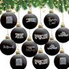 12PACK Funny Offensive Bauble Bundle - Sweary Bauble Prank Christmas Ball Ornaments,Hilarious Christmas Ball Ornaments Xmas Tree Decoration,Novelty Prank Gag Gift for Indoor Holiday Party Tree Decor view 1