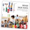 BESPORTBLE Traffic Signs Playset for Realistic Road and Street Model Educational Traffic Light and Safety Sign Demonstration for Preschool and Indoor Outdoor Learning view 4