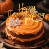 10 Pcs Happy Thanksgiving Cake Topper Fall Gold Acrylic Mirror Cupcake Topper for Thanksgiving Day Desser Cake Decorations view 3