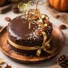 10 Pcs Happy Thanksgiving Cake Topper Fall Gold Acrylic Mirror Cupcake Topper for Thanksgiving Day Desser Cake Decorations view 4