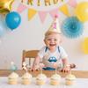 10-Piece Sea Turtle Cupcake Toppers Set - Ocean Theme Cupcake Decorations for Baby Shower, Gender Reveal, and 1st Birthday Parties for Boys Girls view 2