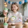 12 Piece Jungle Cupcake Toppers - Safari Animal Wild Theme Decoration, 6 Styles for Jungle Baby Shower & Safari Party Decorations view 4