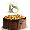 18th Birthday Acrylic Cake Topper - "Happy 18th Birthday" Ins-Style Number Decoration, for Birthday Party Coming-of-Age Ceremony and Graduation view 1