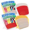 4-Pack Card Holders for Playing Card  with Tabletop Foldable Stand, 3-Layer Design. Ideal for The Elderly, Small Hands, Those with Joint Issues. Compatible with Poker, UNO, and Travel Games. view 1