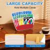 4-Pack Card Holders for Playing Card  with Tabletop Foldable Stand, 3-Layer Design. Ideal for The Elderly, Small Hands, Those with Joint Issues. Compatible with Poker, UNO, and Travel Games. view 3