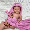 17" Full Body Silicone Baby Black Doll, Realistic African American Reborn Baby Girl, Lifelike Newborn with Soft Platinum Silicone Skin and Flexible Limbs - Perfect Companion Gift for Kids & Elderly view 1