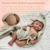17" Full Body Silicone Baby Black Doll, Realistic African American Reborn Baby Girl, Lifelike Newborn with Soft Platinum Silicone Skin and Flexible Limbs - Perfect Companion Gift for Kids & Elderly view 4