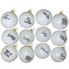 12PACK Funny Offensive Bauble Bundle - Sweary Bauble Prank Christmas Ball Ornaments,Hilarious Christmas Ball Ornaments Xmas Tree Decoration,Novelty Prank Gag Gift for Indoor Holiday Party Tree Decor view 1