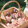 12Pcs Black Glitter Cow Oh Baby Cupcake Toppers, Farm Animals Cupcake Decorations Gender Reveal Theme Baby Shower Kids Boys Girls Birthday Party Cake Decorations Supplies view 2