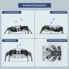 18DOF Hexapod Robot for Arduino Programming, Spider Walking Crawling Self-Balancing AI Vision Voice Control Obstacle Avoidance, STEM Education Open Source Robot with Tutorials, miniHexa Standard Kit view 3