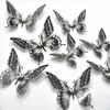 12 Pcs Butterfly Cake Toppers Black White 3D Butterfly Cake Decorations for Baby Shower Wedding Bridal Shower Anniversary Birthday Party Cake Decor Supplies view 1