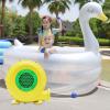 450W Air Blower, Pump Fan Commercial Inflatable Bouncer Blower, Powerful 450W Air Blower for Inflatables - 110V Electric with 424CFM High Wind Power, Low Noise, Bouncy Castle Yellow view 3