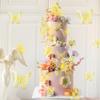 12 Pcs 3D Butterfly Cake Toppers Gold Cake Decor Multifunction Butterfly Wall Stickers for Home Living Room Bedroom Decoration Wedding Birthday Party Supplies view 2
