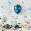 12 Pcs 3D Butterfly Cake Toppers Iridescent Sliver Butterflies Cake Decor Elegant Hollow Cake Decorations for Wedding Birthday Party Supplies view 2