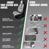 for Jeep Wrangler 4xe(2023-2024) Car Seat Covers,Waterproof Leather Seat Covers,Anti-Slip Car Seat Protectors,Airbag Compatible,Full Set Cover Seats(5 Seats/Black+Grey) view 3