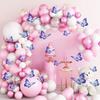 12 Pcs Blue Butterfly Cake Toppers 3D Hollow-out Butterflies Cake Decor Butterfly Themed Cake Decorations for Baby Shower Wedding Birthday Party Supplies view 3