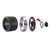 Aluminum Alloy RC Transmitter Hand Wheel Handwheel for SANWA MT4 MT5 M12 M17, FUTABA 4PX 7PX 10PX, FLYSKY NB4 NB4Pro NB4Lite, WFLY X9 Transmitter Remote Control (Style C-Blue-Pink) view 3