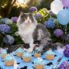 12-Piece Cute Black Cat Cupcake Toppers Set - Glitter Cat Cake Decorations for Cat Lover Birthday Parties, Baby Showers & Party Decor view 3