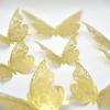 12 Pcs Gold 3D Butterfly Cake Decorations Elegant Hollow Out Butterfly Cake Decor for Wedding Birthday Party Cake Decorations Supplies view 1