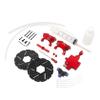 Ecoyin Rc Car Metal Front Wheel Hydraulic Brake System Kit for 1/5 Hpi Rofun Rovan Km Baja 5B 5T 5SC Buggy Truck Parts (Red) view 1