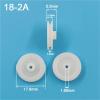 10PCS 182A Pulley Diameter 18mm 2mm Tight Hole 18-2A Belt Wheel Plastic Pulleys Toy DIY Model Accessories view 2