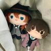 6PCS BSD Plush Chuuya Nakahara Figure BSD Dazai Plush 7.88'' Anime Plushies Ranpo Edogawa Stuffed Doll Mini Hug Pillow Cushion Sofa Decoration view 3