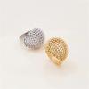 IREAKZGN Fashion Women Ball Beads Hollow Stackable Rings Stainless Steel Jewelry Party Jewelry Women 1Pcs(JDR0305021-S-7) view 4