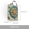 YPPAHHHH Laundry Hamper Sea Nautical Compass Vintage Turtles Laundry Baskets Collapsible Waterproof Washing Clothes Hamper Large Storage Bin with Handles for Bathroom Bedroom Nursery Kid's Room view 3