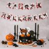2pcs Halloween Banner, Creative Halloween Hanging Garland with Skeletons Ghosts Pumpkins Spiders Spooky Decorations for Indoor and Outdoor Haunted Houses Party Supplies Accessories view 3