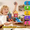 150PCS Magnetic Building Blocks - 6 Big Magnetic Base Building STEM Toys, Magnet Cube Game for Kids, Build Mine Castle Volcano World for Boys Girls Age 3-5 4-8 8-12, Sensory Outdoor Travel Toys Gifts view 4