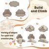 6-Piece Toddler Climbing Toys Indoor  Foam Climbing Blocks with Steps, Slide & Play Mats  Soft Play Equipment for Kids  EPE Foam, Non-Slip Velcro, Easy-to-Clean PU Cover  Motor Skill Development view 3