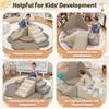 6-Piece Toddler Climbing Toys Indoor  Foam Climbing Blocks with Steps, Slide & Play Mats  Soft Play Equipment for Kids  EPE Foam, Non-Slip Velcro, Easy-to-Clean PU Cover  Motor Skill Development view 4