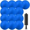 Yunsailing 12 Pack Dodgeballs Bulk Operation Christmas 6 Inch Playground Balls, Rubber Bouncy Inflatable Kickball with Pump for Sports Outdoor Handball Games Christian Donation Gifts(Blue) view 1