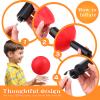 Yunsailing 12 Pack Dodgeballs Bulk Operation Christmas 6 Inch Playground Balls, Rubber Bouncy Inflatable Kickball with Pump for Sports Outdoor Handball Games Christian Donation Gifts(Red) view 4