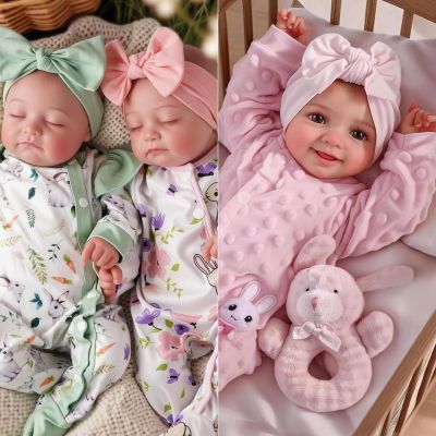 3 PCS Reborn Baby Dolls Twins+Sunny