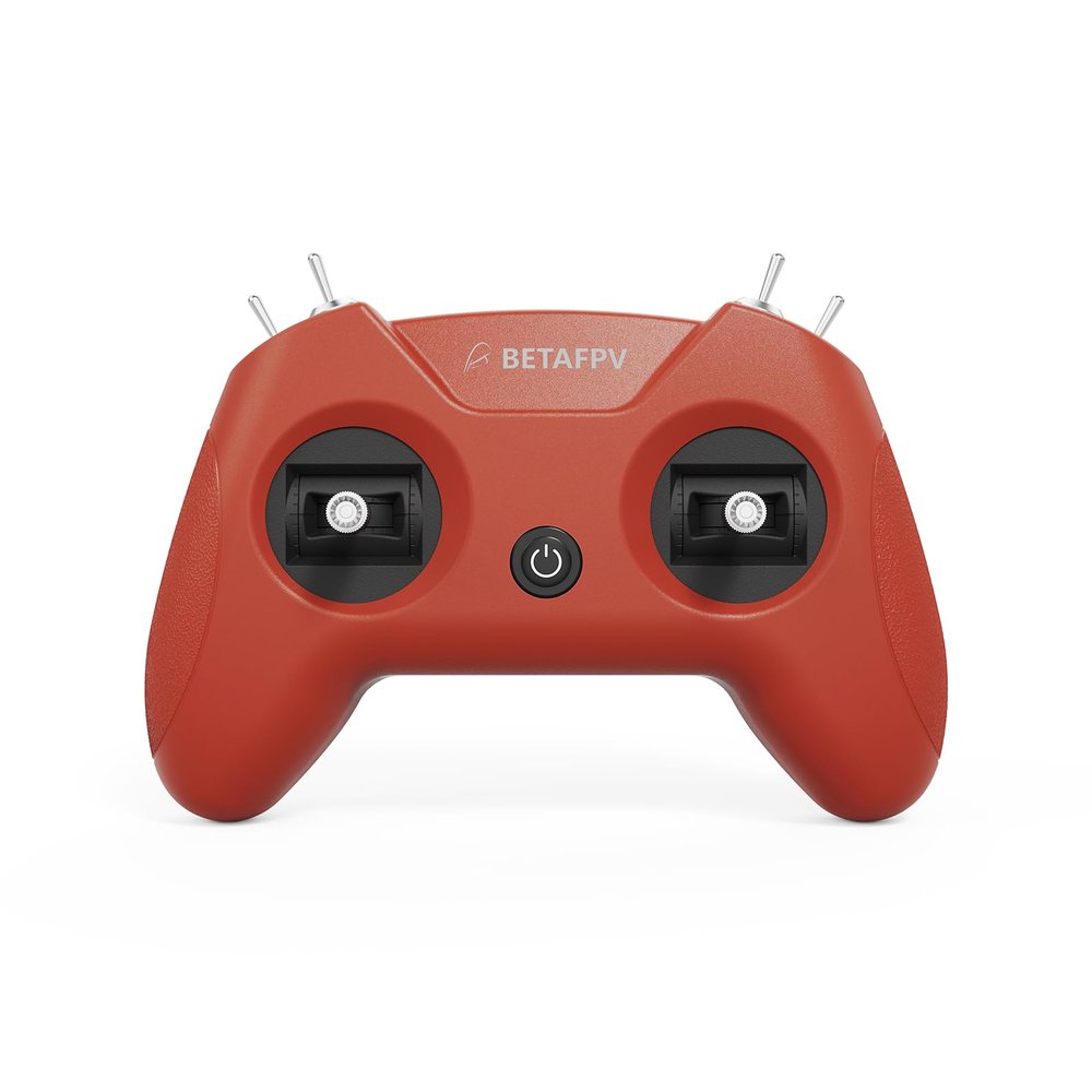 BETAFPV LiteRadio 2 SIM Drone Flight Simulator Controller for FPV Beginner Pilots Training, Support Most Systems Platforms like DRL/Uncrashed/VelociDrone/Phoenix RC/TryP/Aerofly RC 8 - Mode 2/Red