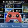 BETAFPV LiteRadio 2 SIM Drone Flight Simulator Controller for FPV Beginner Pilots Training, Support Most Systems Platforms like DRL/Uncrashed/VelociDrone/Phoenix RC/TryP/Aerofly RC 8 - Mode 2/Red view 2