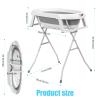 2-in-1 Foldable Dog Bathtub & Washing Station  Portable Pet Grooming Tub with Stand, Drain Hose & Storage Rack for Indoor Outdoor Use view 2