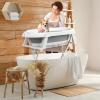 2-in-1 Foldable Dog Bathtub & Washing Station  Portable Pet Grooming Tub with Stand, Drain Hose & Storage Rack for Indoor Outdoor Use view 4