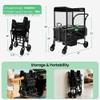 Touheart Wagon Stroller for 2 Kids (Black) view 2