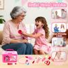 PJG Doctor Kit for Toddlers 3-5, Pretend Doctor Kids Play Set with Stethoscope Ages 3-6 ,Doctor Kit Toys for 2 3 4 5 6 Year Old Girls Boys Girls for Christmas / Birthday Gift, Pink view 4