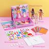 Klever Kits Foil Magnet Dress-Up Kit, 2-in-1 Fashion DIY Craft for Kids Paper Dolls for Girls Ages 4 5 6 7 8 9 Travel Activity Birthday Gifts with Display Box by Jova view 3