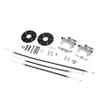 FLMLF Rear Cable Brake System Wire Brakes Kit for 1/5 HPI ROFUN BAHA ROVAN KM Baja 5B 5T 5SC Rc Car Parts (Silver) view 1